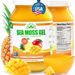 EverSmith Organics sea moss gel container photographed against a plain background