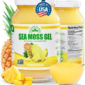 EverSmith Organics sea moss gel container photographed against a plain background